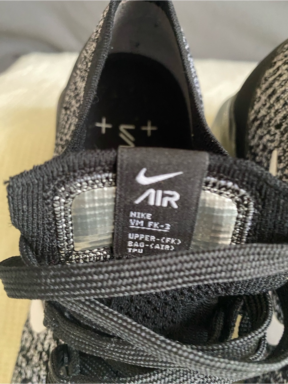 Nike Women’s VaporMax Flyknit Sneakers - Black & White Streetwear - Picture 5 of 9